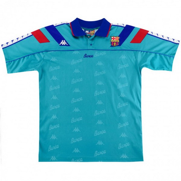 Camiseta Barcelona Segunda Equipo Retro 1992 1995 Azul